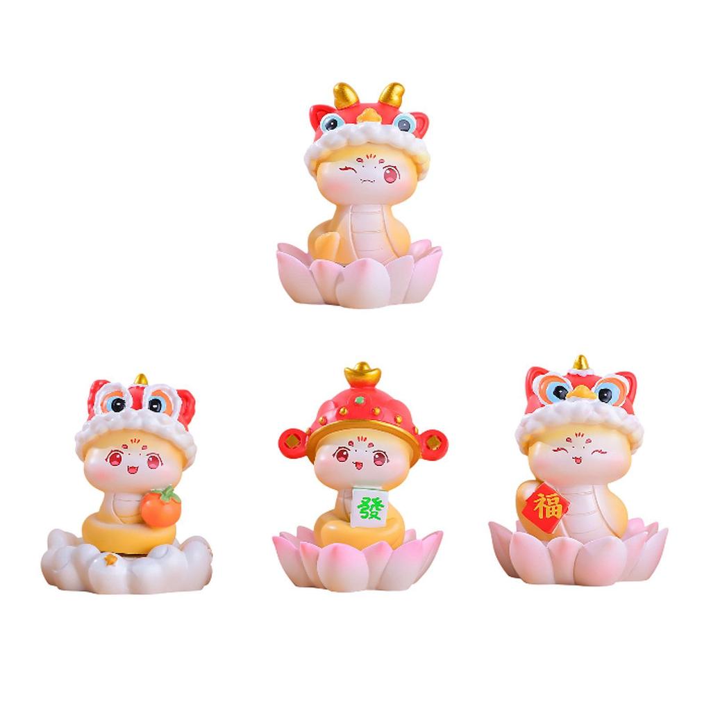 Chinesisches Neujahr Schlangenfigur Jahr der Schlange Skulptur Chinesischer Stil, Neujahrsdeko für Zuhause Schrank Schlafzimmer