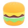 Silicone Night Light Cute Hamburger Shaped USB Rechargeable Soft Lighting Tap Control Dimmable Nursery Night Lamp for Bedside Room Decor