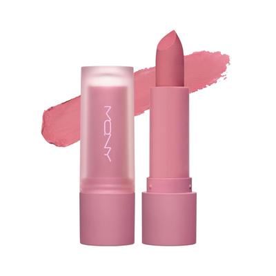 MACQUEEN NEWYORK Powder Matte Lipstick Lipstick Matte Highly Pigmented High Adhesion Color Hard To Remove Korean Cosmetics 01 Pink Baby 3.5g