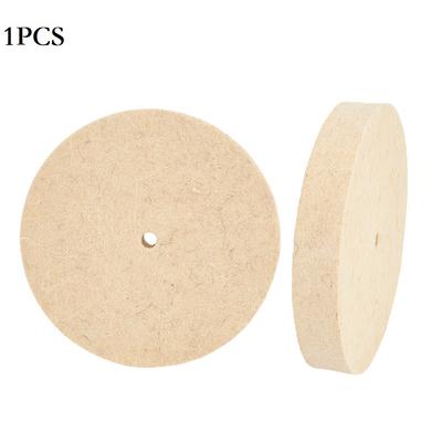 150mm/6inch Polishing Wheel Wool Felt Polisher Buffing Pad Disc For Rotary Tool Copper, Aluminum And Other Metal