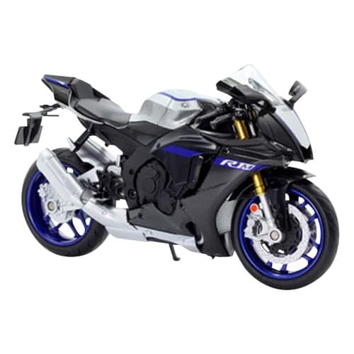 Doyusha Diecast Motorcycle 1/12 Scale 2022 Yamaha YZF-R1M Black Finished Product