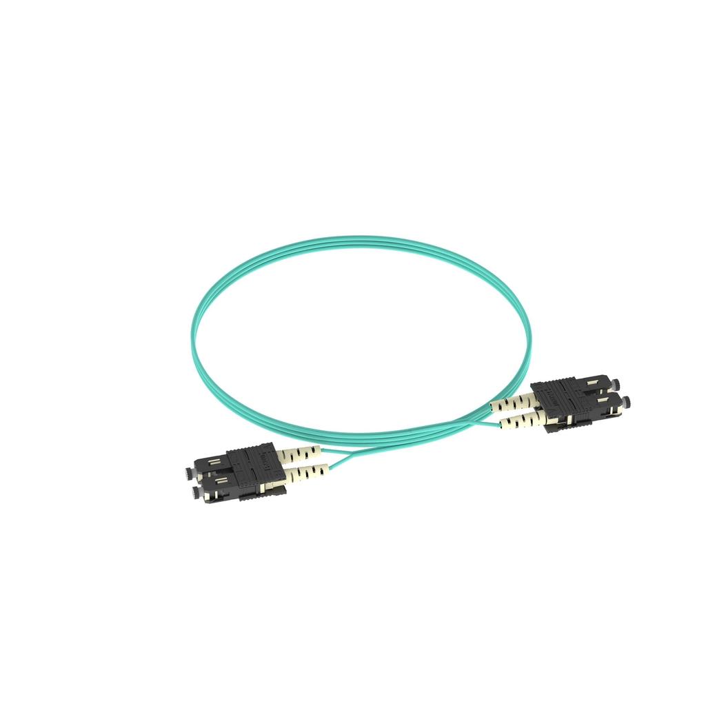 Panduit FX23RSNSNSNM003 Fiber Optic OM3 Patch Cord, SC on Both Ends, 3m