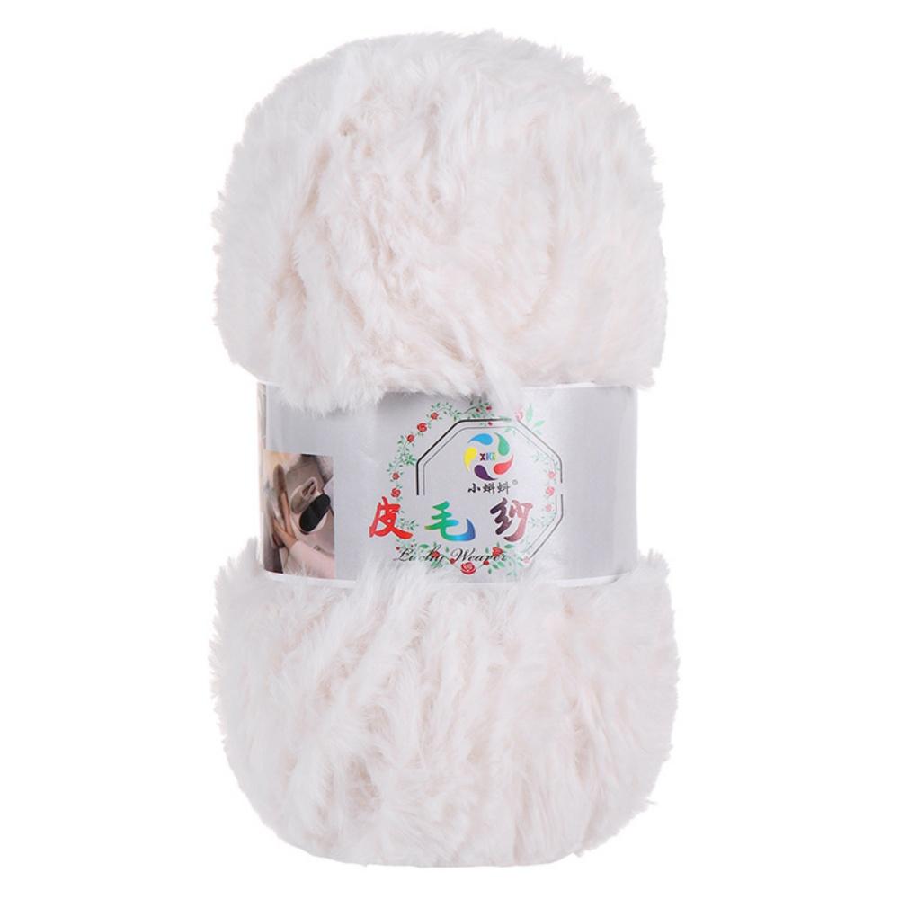 100G/Ball Imitation Mink Wool Yarn Faux Fur Yarn Cashmere Hand Knitting Crochet Sweater Thread Clothes Scarf Fluffy Mink Yarn