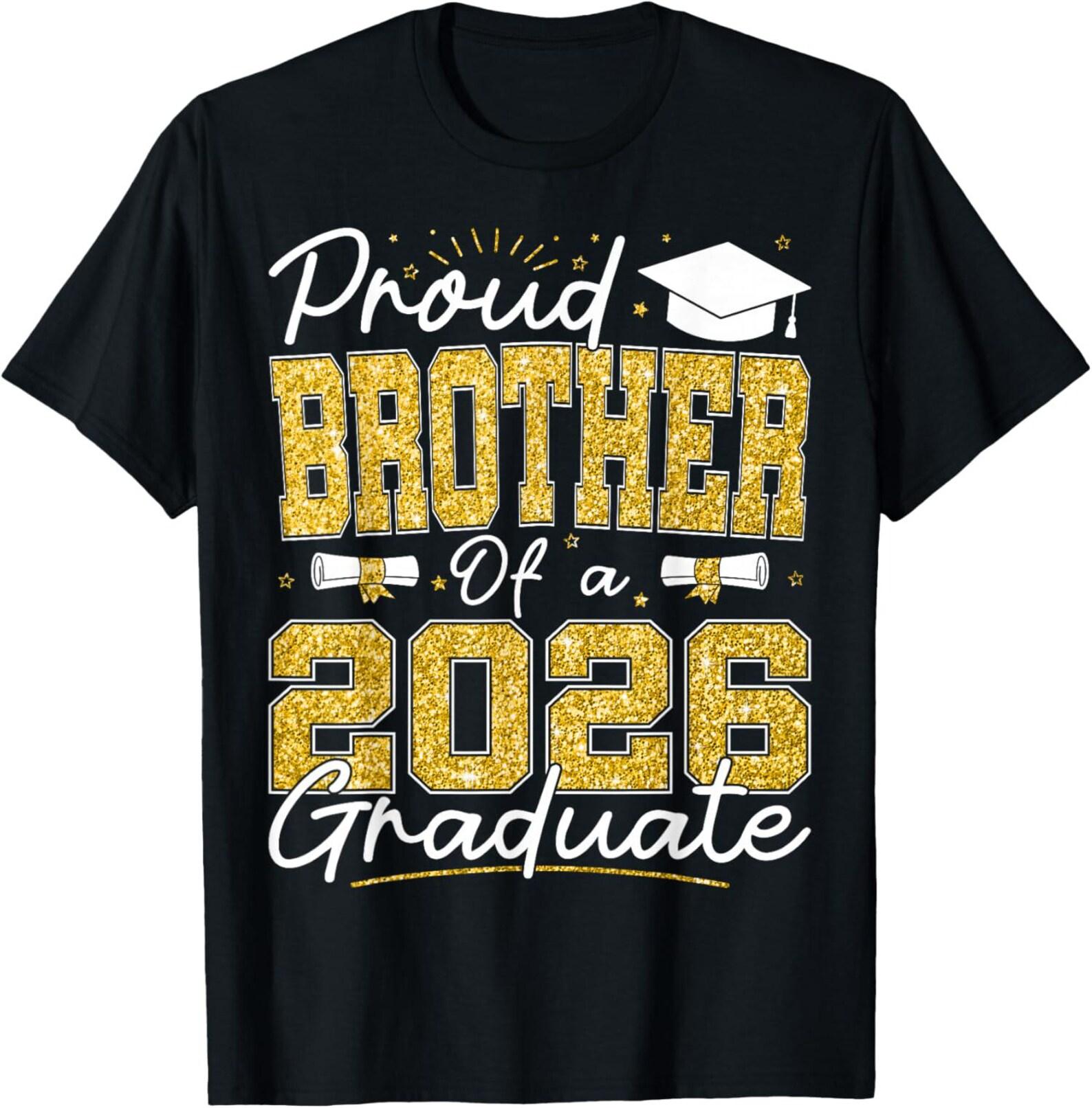 Proud Brother of 2026 Graduate Shirt, Senior Class Tee XL