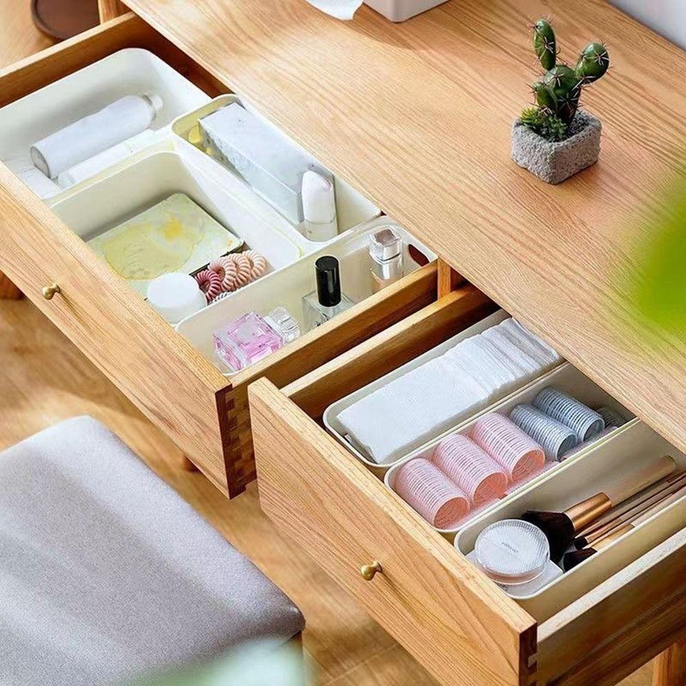 Large Capacity Mobile Phone Case Storage Box White Cosmetic Mask Organizer  for Household