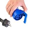 3x1.5mm² x 0.5m Power Adapter Cable with Industrial Plug and Female Socket