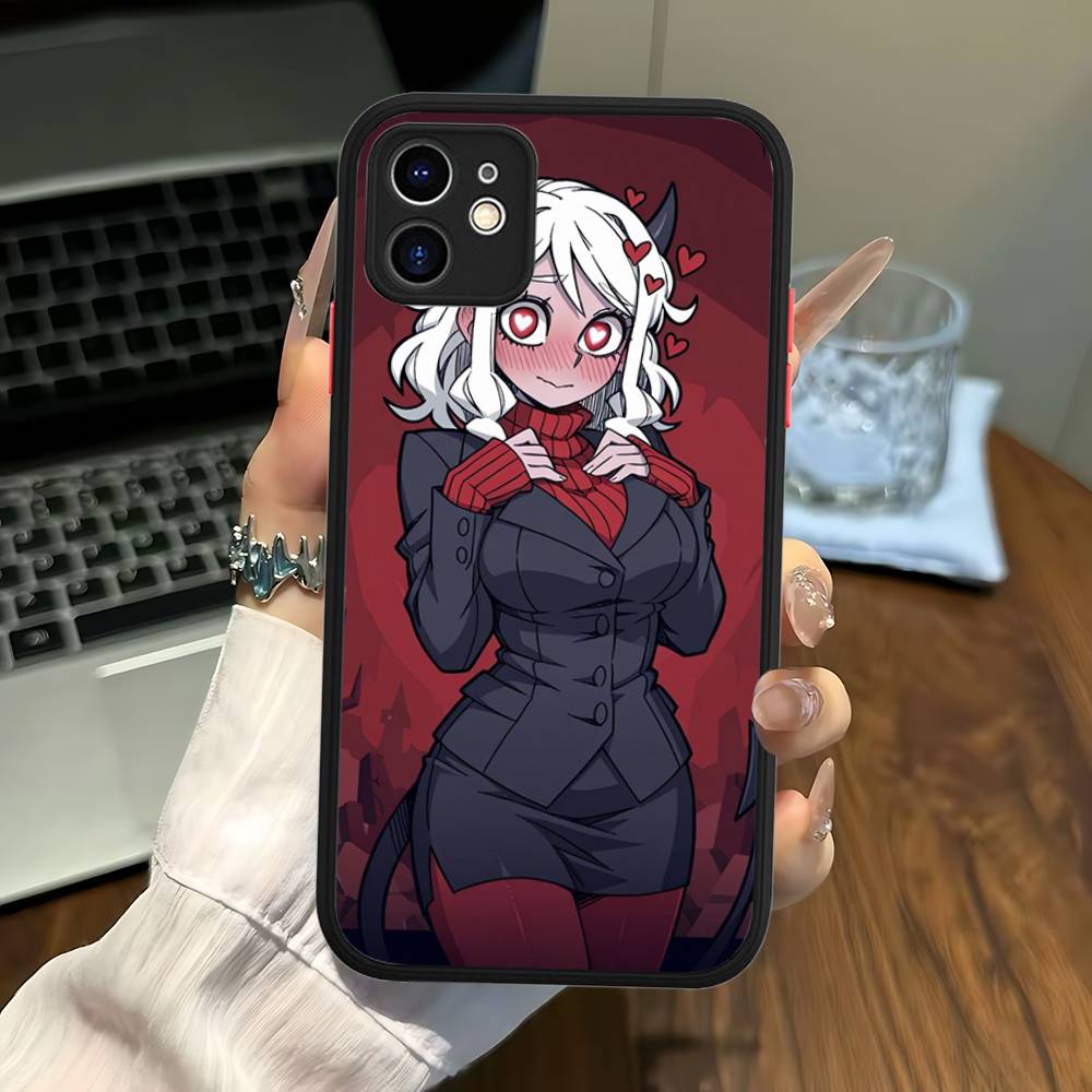 Classic Game H-helltakerS Anime Phone Case For IPhone 14 11 12 13 Mini Pro Max 8 7 Plus X XR XS MAX Translucent Matte Cover