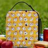 Cupheads Pattern Graphic Insulated Lunch Bag Cooler Bag Reusable,Lunch Container Portable Lunch Box Tote Men Women Work Outdoor
