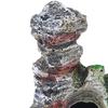 Mountain View Aquarium Rock Cave Tree Bridge Ornament akvária s rybami Dekor Skalka