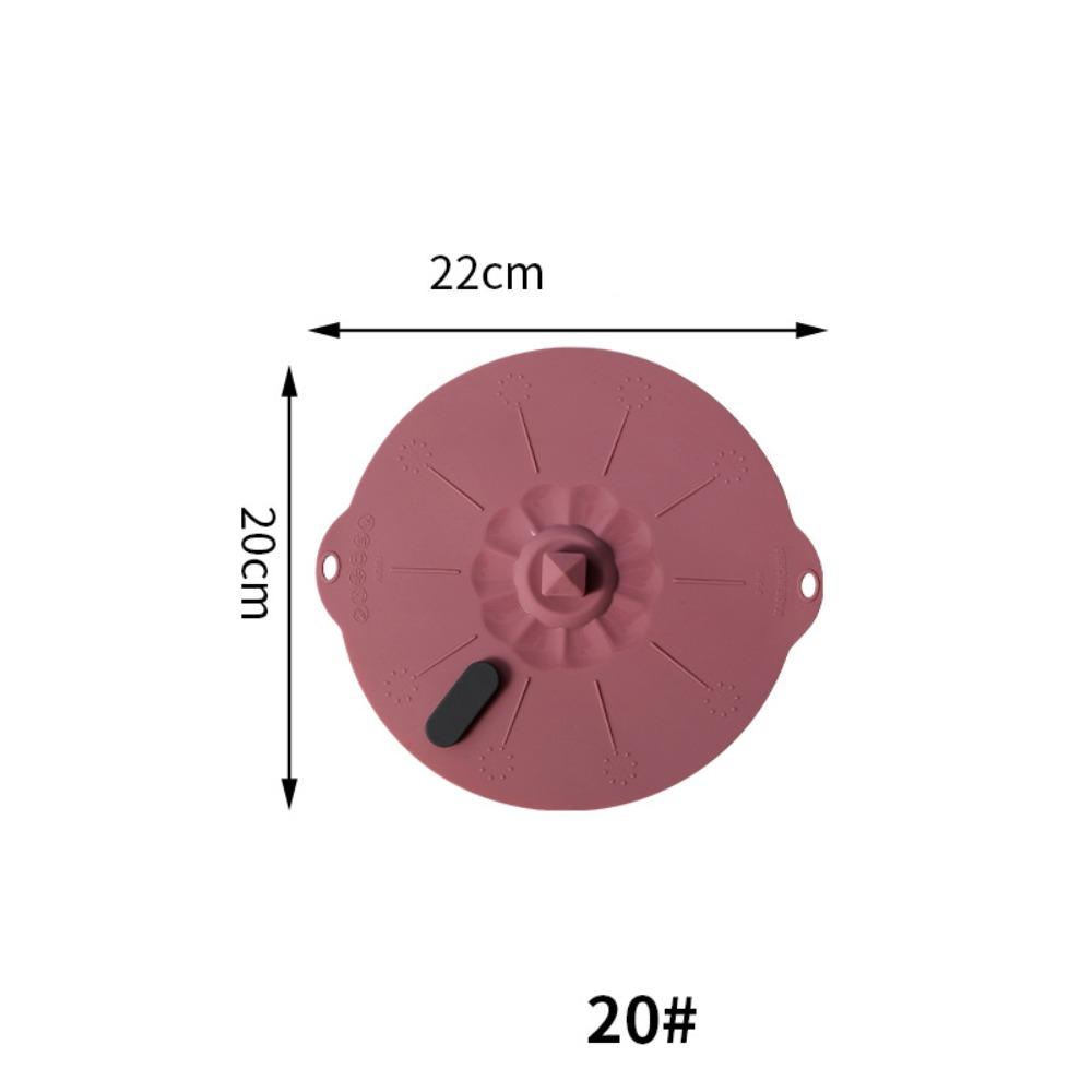 Silicone Fresh-keeping Lid Leak-proof Anti-spill Cover New Pot Lid  Kitchen Gadget