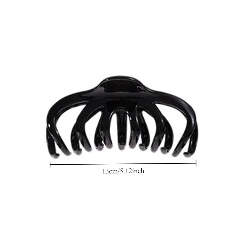 Extra Large Pumpkin Claw Clip with A High End Feel Hair Clip with A Back of The Head Bun