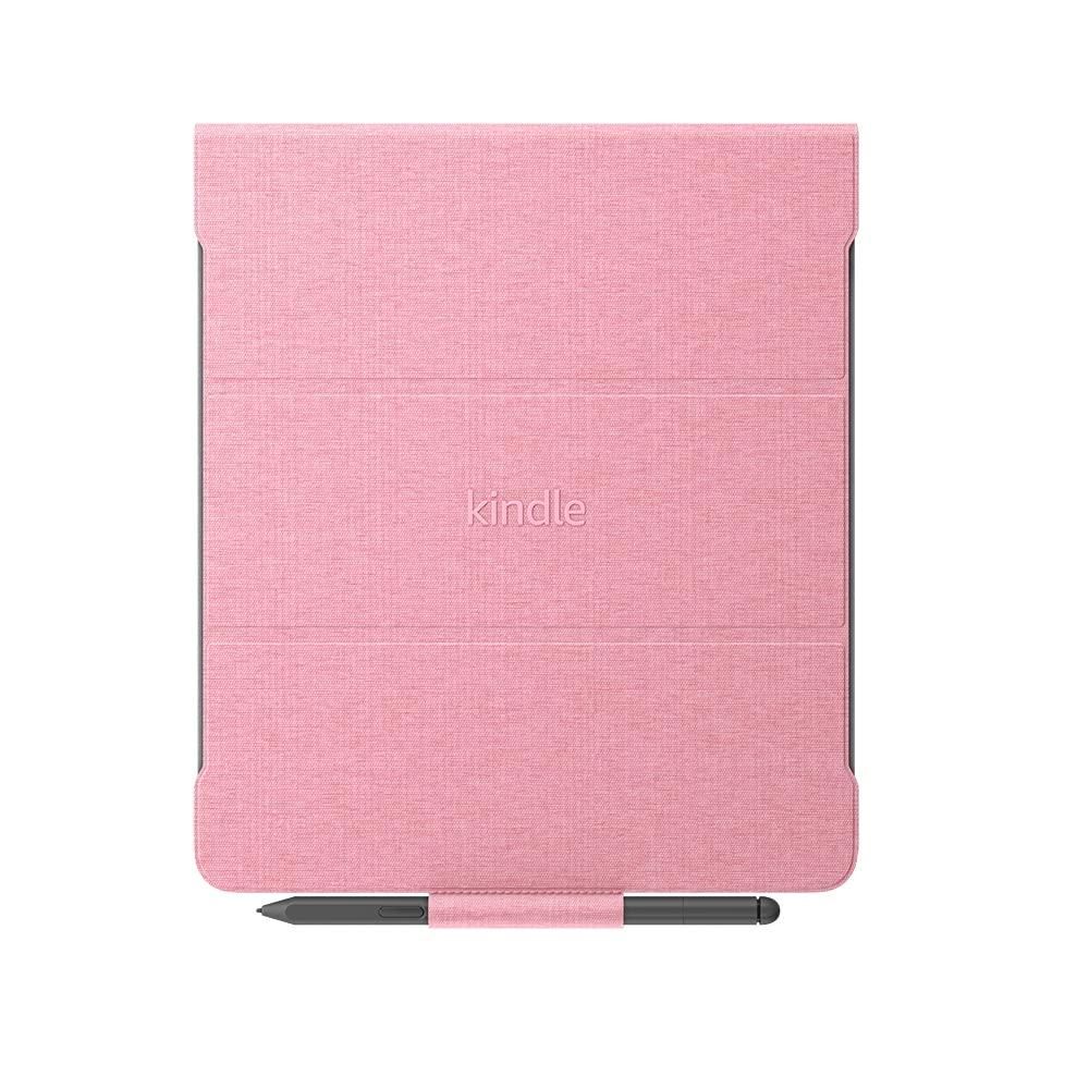

Genuine Amazon Fabric Folding Cover for Kindle Scribe and 2022 (Rose) (2024 Releases)