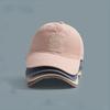25 early autumn new dopamine letter embroidered denim baseball cap washed old cap