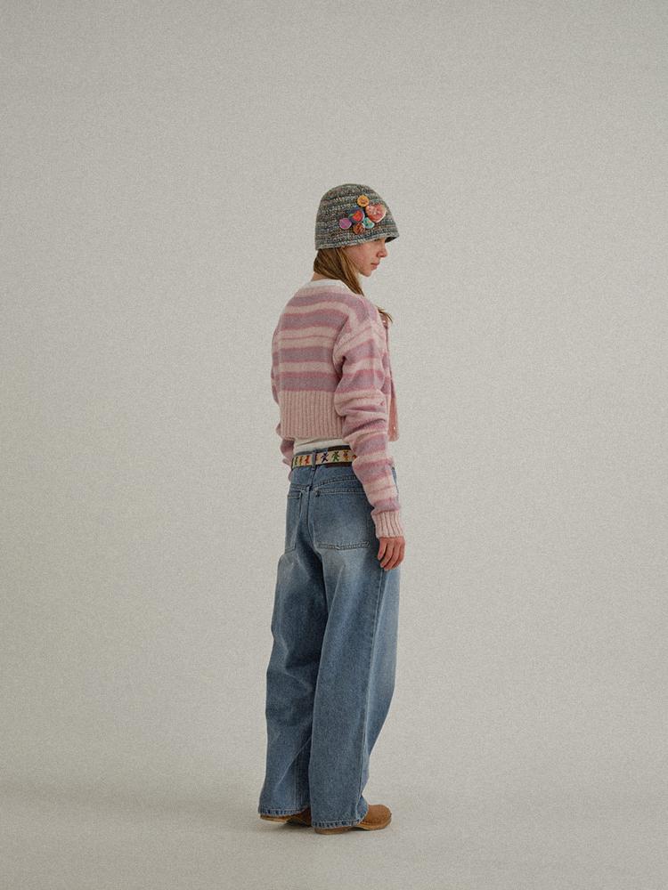 SUNDAY FRUIT MARKET Sunday Knit Bucket Hat Blue