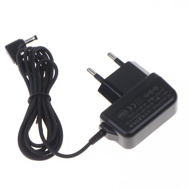 Adaptador de Fonte de Alimentação DC 6V 1A Cabo de Carregamento de Reposição Para Monitor de Pressão Arterial de Braço Superior para Cuidados com a Saúde Plugue UE