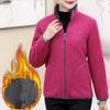 Winter Coat Plush Fleece Jacket Women's Autumn Mother's Jacket Short Coats