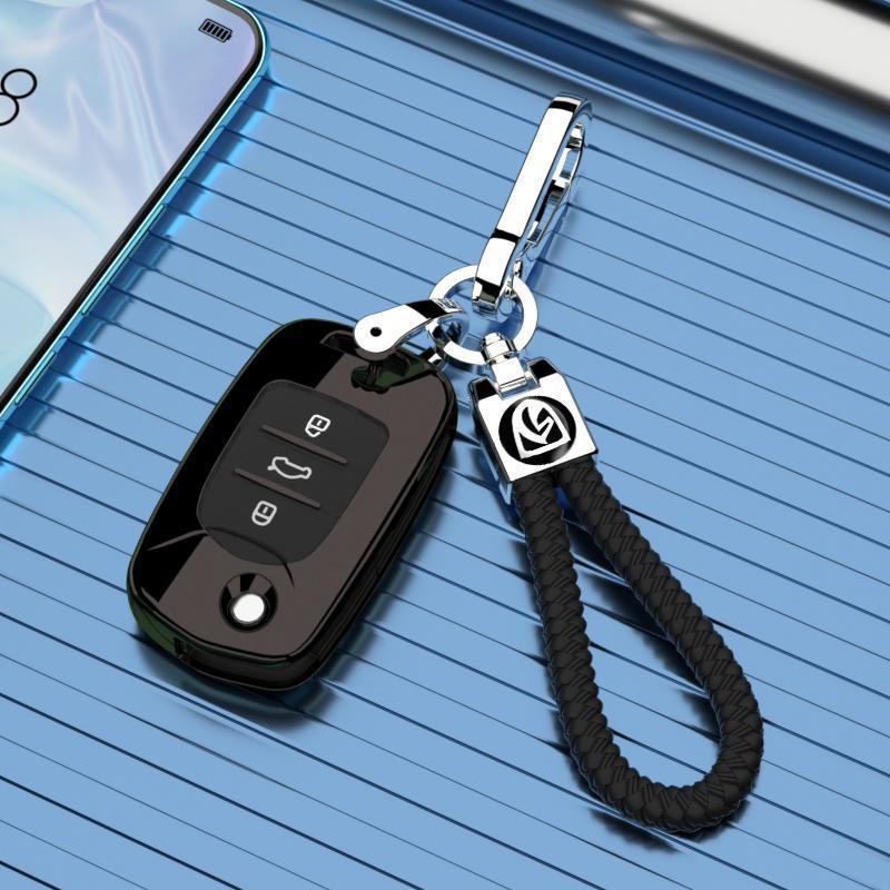 Baojun 610 Key Case: Premium Unisex Car Buckle Folding Remote Protective Shell for Model 14