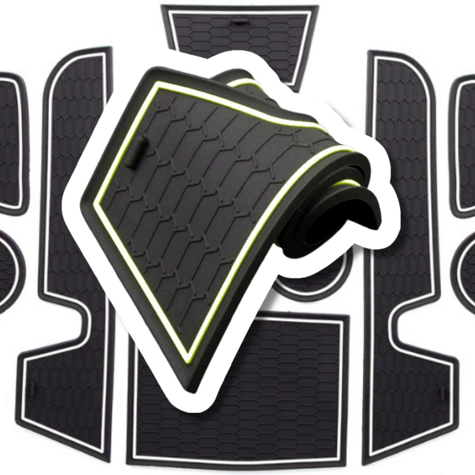 

COLORBIRD Резиновый коврик Corolla Sport Touring, Нескользящий аксессуар, Дизайн, специфичный для автомобиля, Запчасти Toyota (белый)