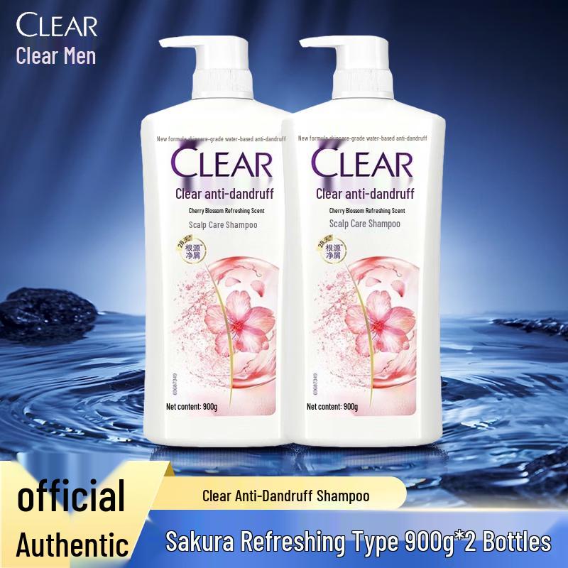 Clear Cherry Blossom Refreshing Anti-Dandruff Scalp Care Shampoo