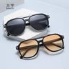 T-shaped double beam sunglasses men's new sunglasses European and American ins Internet celebrity toad sunglasses