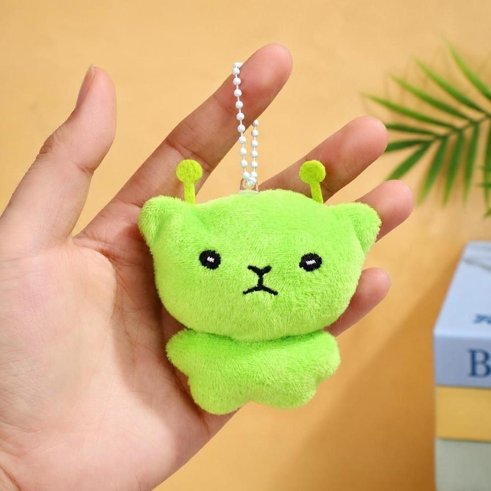 Mini Plüsch Rucksack Anhänger Weiche Alien Katze Schlüsselanhänger Niedliche Handy Seil Zubehör Geschenke