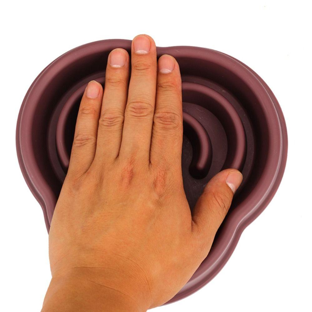 Slow Eating Pet Slow Food Bowl Anti Overturning Pet Slow Feeder Bowl Dog Bowl  For Small Dogs