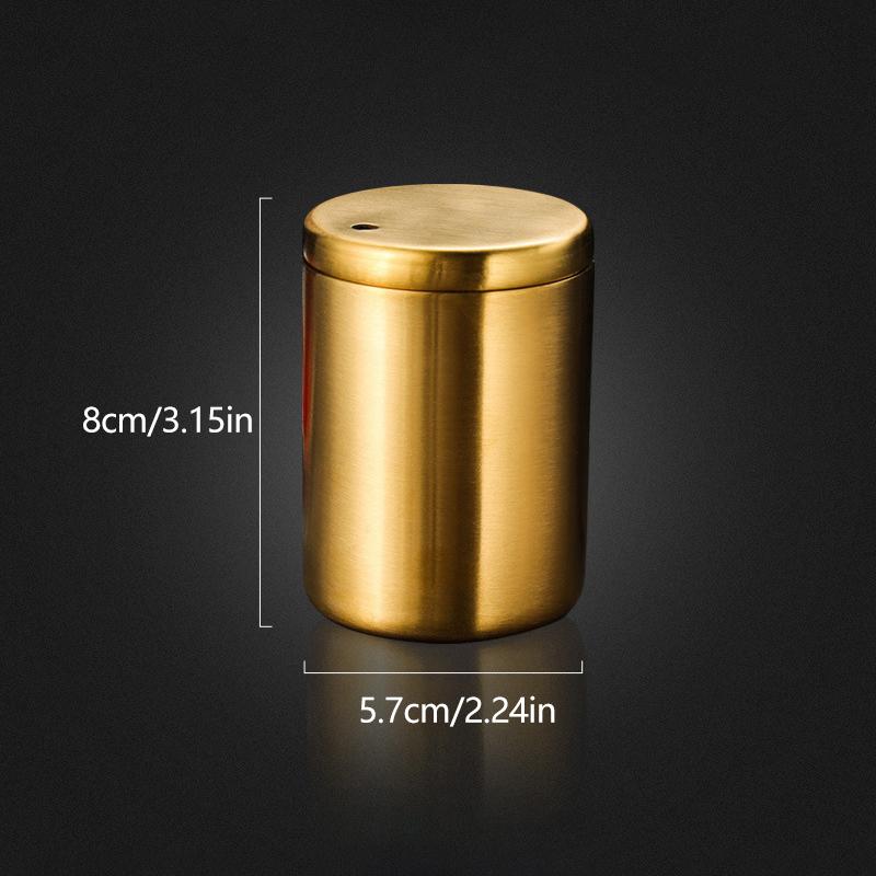Stainless Steel Toothpick Holder Creative Home Toothpick Storage Container Portable Fall Resistant Toothpick Box For Table Decor