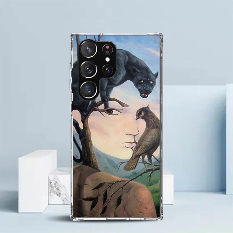 Salvador Dali Art Soft Cover for Samsung Galaxy S25 Edge S26 S24 S23 Ultra Phone Case S22 S21 Plus S20 FE Print Pattern Shell Ga