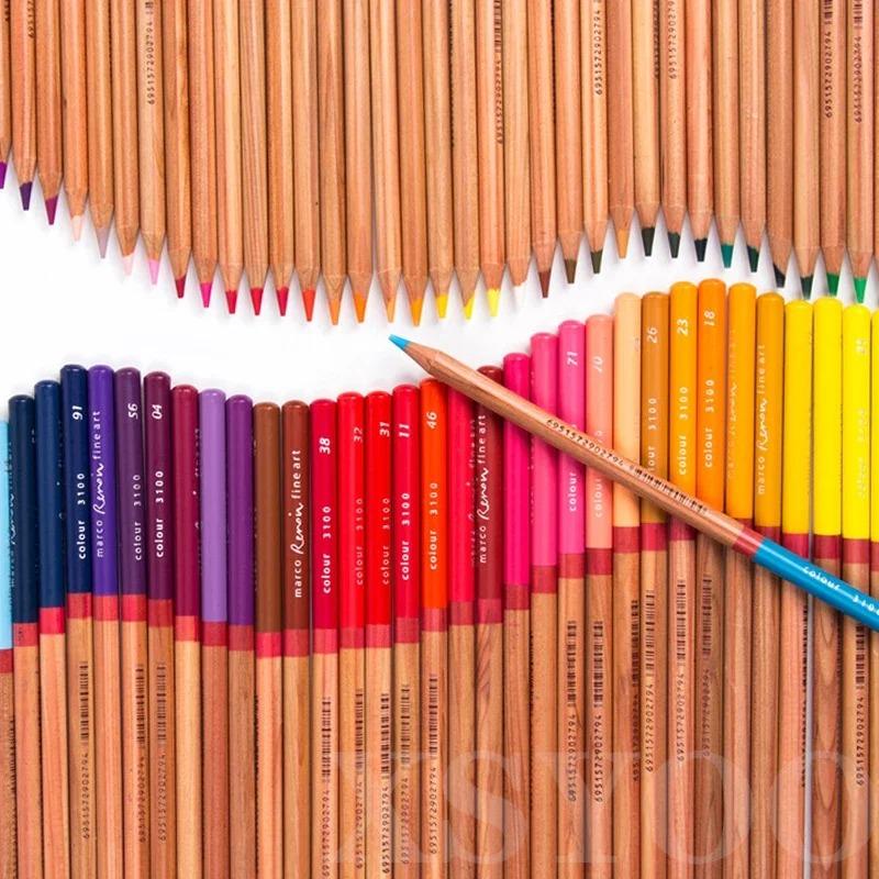 Colored Pencil Set Metal Case 36/48/72/100/120 Color Oil Pencils Student Artist Drawing Art Supplies