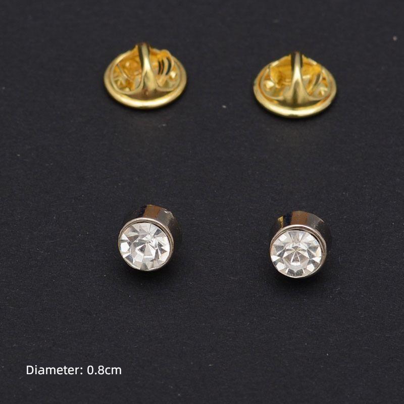 

Женские металлические запонки для костюма, ретро-украшение, булавка для воротника White