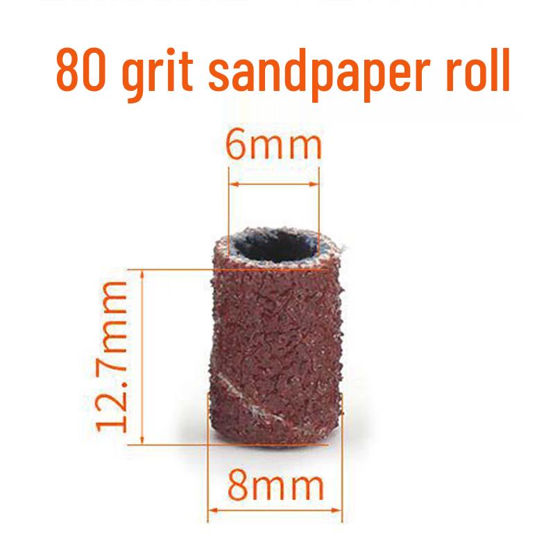 Sandpaper Ring Cloth Grinding Head for Woodworking and Carving Polishing