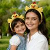 Set de 3 Diademas Divertidas de Cabeza de Pollo Pieza para el Cabello de Disfraz Para Fiestas de Halloween y Accesorios de Juego de Rol