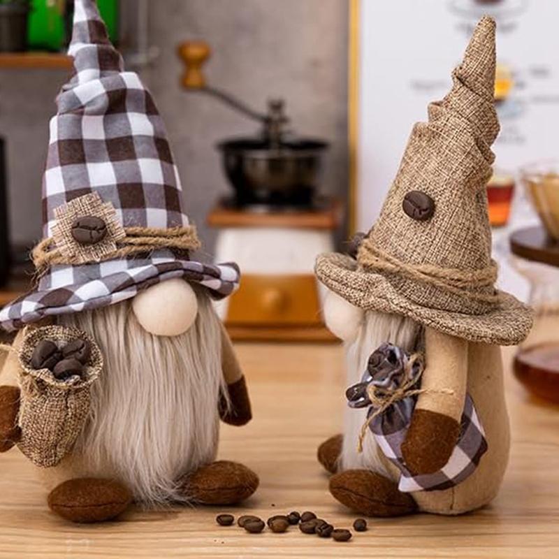 2PCS Gnomes Plush Gnomes Plush Doll Christmas Decorations Home Decorations Housewarming Gift Home Office Farmhouse