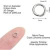 2000Pcs 4/5/6/7/8/9/10mm Stainless Steel Open Jump Rings Strong Split Ring Connectors for Necklace Bracelet Jewelry Accessories