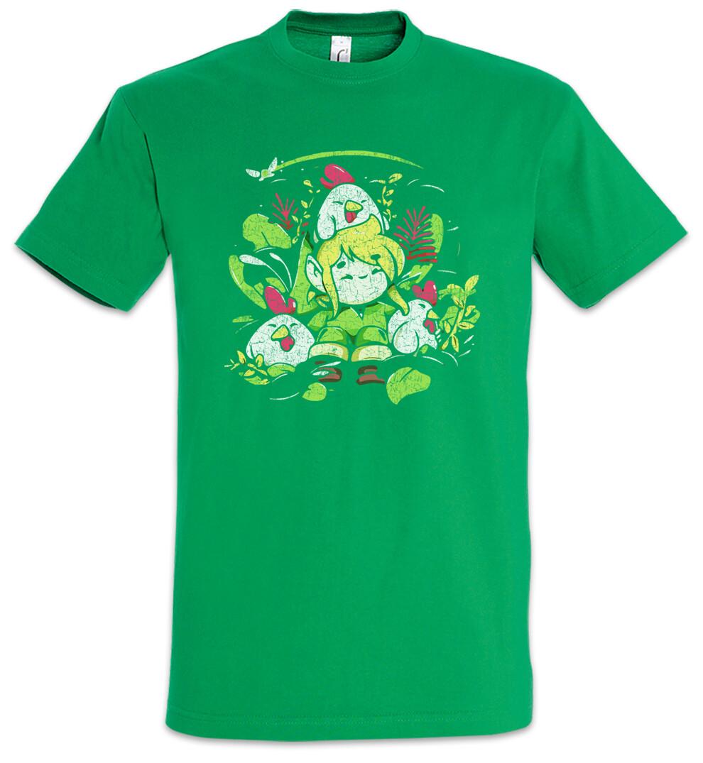 

L And Chickens T-Shirt Mens Womens Tees Top Link Fun Gamer PC Gaming Triforce Link Games Geek Nerd L