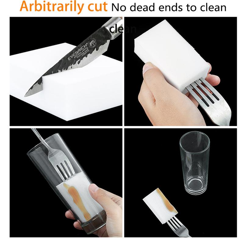 50pcs/lot Magic Sponge Eraser 100x70x30mm Melamine Sponge Magic Cleaner Bathroom Kitchen Cleaning Spong Household Cleaning Tool