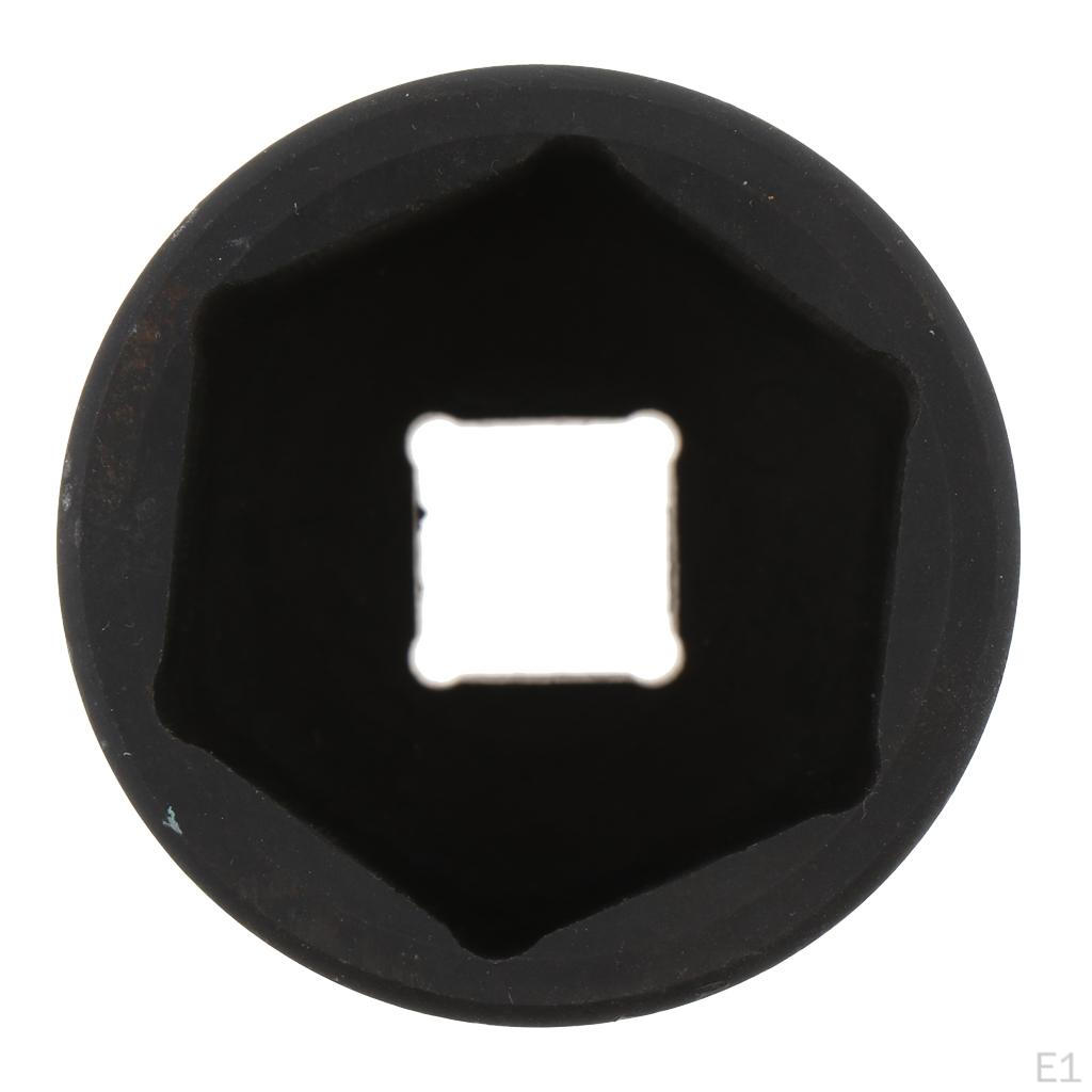 1/2" Square Drive 34mm 6 Point Hex Ratchet Adapter Converter Impact Socket Assy