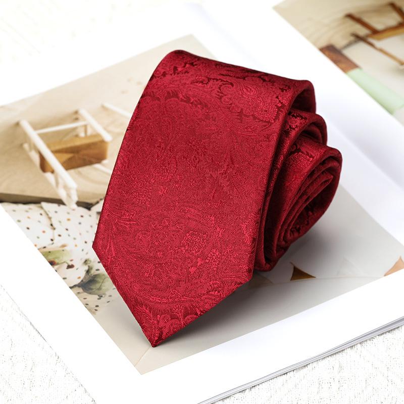 Groom Wedding Men'S Business Dress Banquet Retro Flowers Men'S And Women'S 8Cm Hand-Tied Fashion Yarn Tie