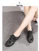 Comode Scarpe da Danza Latina - Tacco Basso per Donne e Tacco Medio per Uomini, Punta Chiusa, Perfette per Cha Cha & Danza Standard.