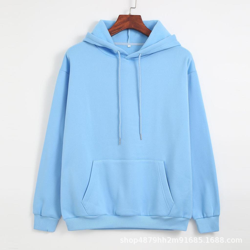 European Code Light Board Sweater Men's and Women's Solid Color Sweater Printing Loose Casual Hoodie Sports