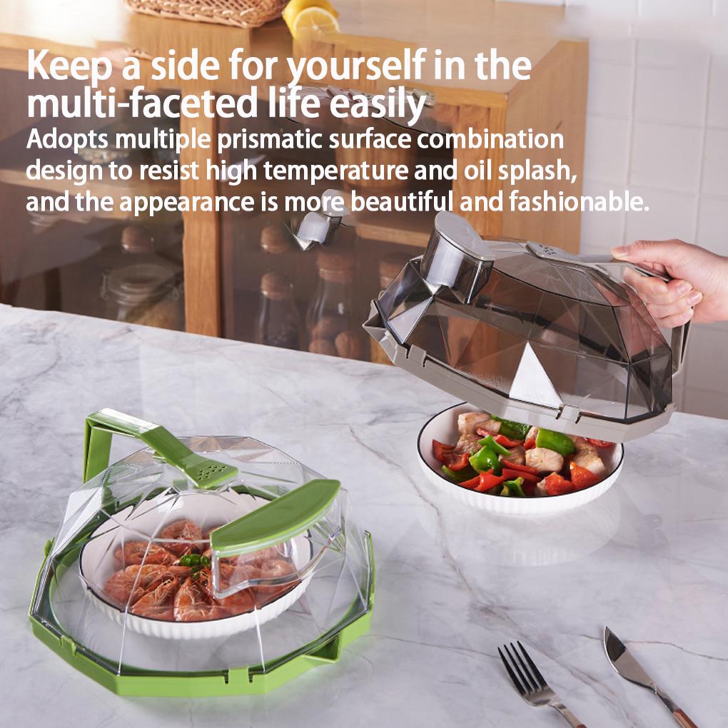 Reliable Microwave Food Cover High Heat Resistant Comfortable Grip Microwave Cover Cover For Food