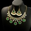 Vintage Bohemian Necklace Earrings, Collarbone Chain Exaggerated Personality Ethnic Wind Chain Exotic Accessories