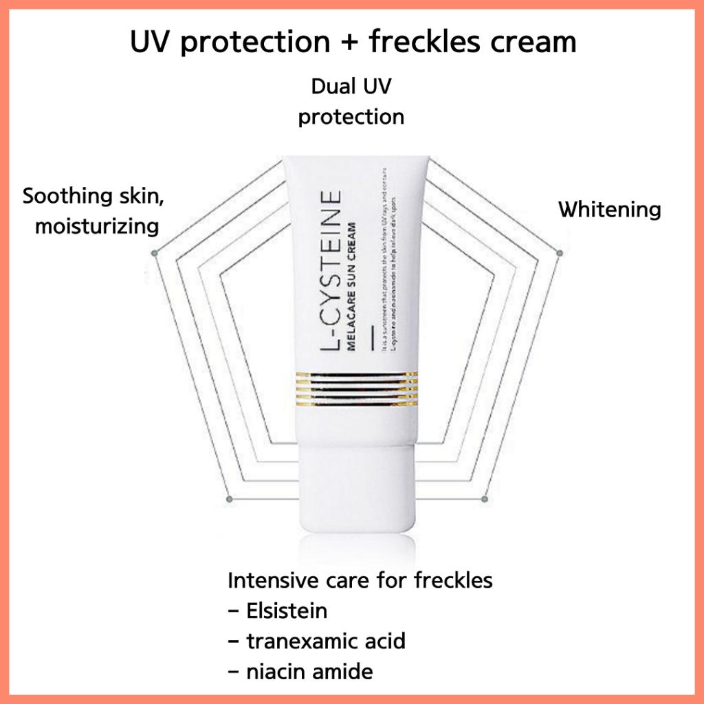 KIOSKIN L-Cysteine Melacare Sun Cream SPF50+ PA++++ 50ml , Moisturizing, Korean Cosmetics, Kbeauty