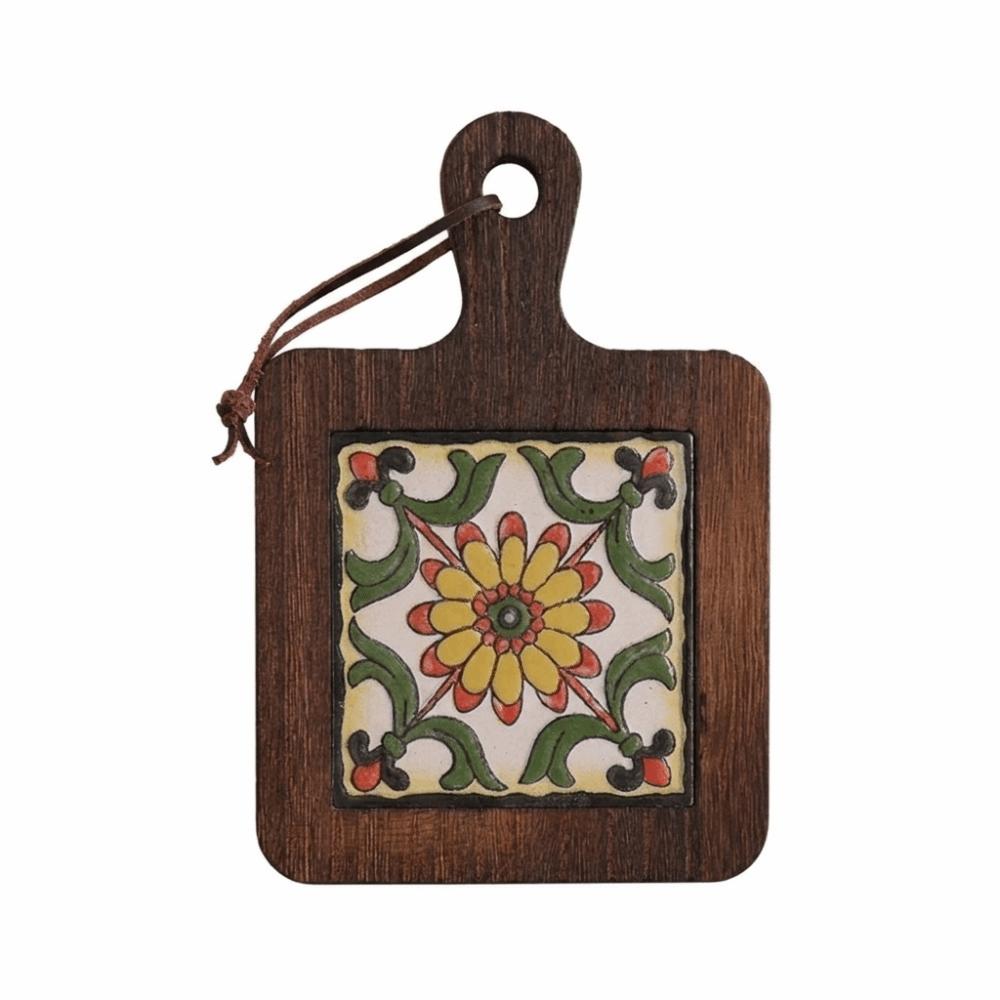 Retro Insulation Mat Japanese Style Wooden Placemat Hot Tea Water Cups Table Mat Coffee Cup