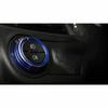 For Buick Envision 2016-2020 Blue Alloy Headlight Switch Control Knob Ring Trim