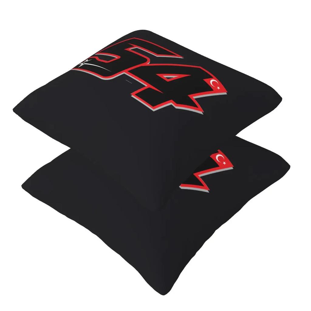 Toprak Razgatlioglu 54 2 2 Pcs Square Pillowcase Pillow Cover Cushion Zip Decorative Comfort Throw Pillow For Home Living Room