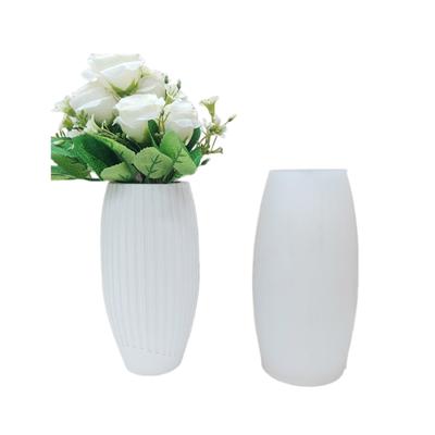 DIY Vase Moulds Flowerpots Molds Stylish DIY Succulent Pots Moulds Simple Table Ornaments Molds for DIY Flower Vase