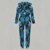 Female Oversized Long Sleeve Top And Elastic Waist Trousers Two Piece Outfit For Daily Leisure Activities