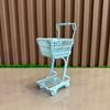 1/12 Dollhouse Mini Shopping Cart Supermarket Shopping Basket Model Dollhouse Supermarket Decoration Accessory Pretend Play Toy