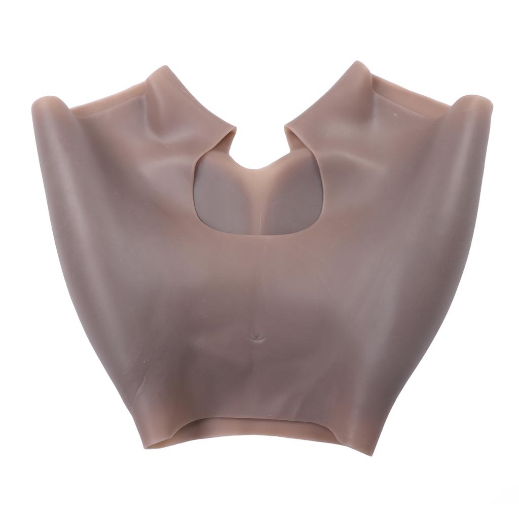 Silicone Pants Butt Shapewear Underwear Breathable Open Crotch Padded Thickening Silicone Butt Shaper Control Shorts Coffee M